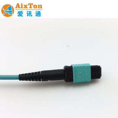 Vietnam OM4 MTP/MPO 8 12 16 24 Core Fiber Single Mode Optic Patch Cord Cable for 10G Ethernet Distance of 300m at 850nm