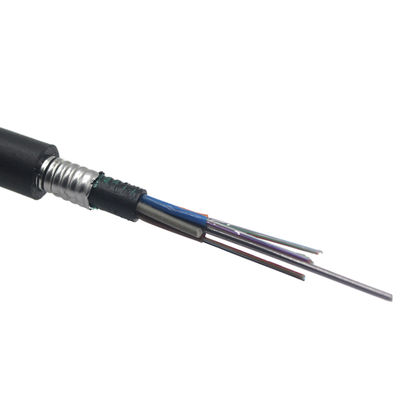 Double sheath armored anti rodent 12 24 48 core GYTA53 fiber optic cable
