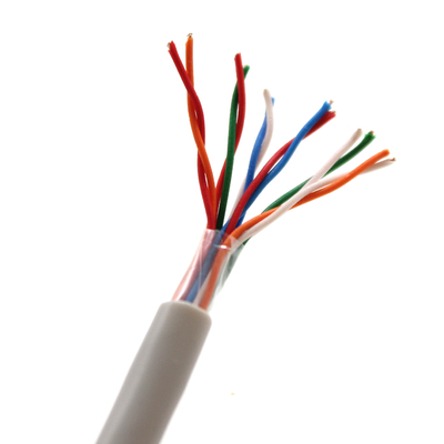 কাস্টমাইজড 0.5mm 12 কোর Twisted জোড়া তামা কোর টেলিফোন তারের ইনডোর ইনস্টলেশনের জন্য