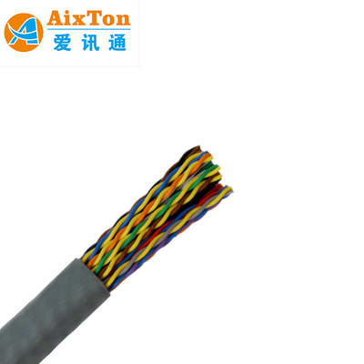 ইনডোর CAT3 টেলিফোন ক্যাবল সরবরাহকারী 20 PAIR 30 PAIR 50 PAIR PVC LSZH জ্যাকেট