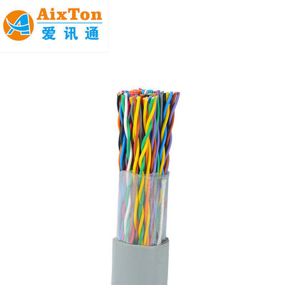 multi pair communication cable 0.4mm 0.5mm bare copper telephone cable indoor outdoor 10 20 25 50 100 120 200 1200 Pairs