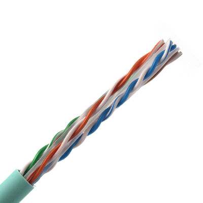 OEM UTP Cat6 কেবল 305M রোল নেটওয়ার্ক Cat 8 23awg কপার U-UTP কেবল ইনডোর যোগাযোগের জন্য PE দিয়ে অন্তরক করা হয়েছে