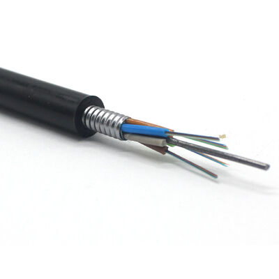 GYTS GYTA53-24B1 ফাইবার অপটিক কেবল আন্ডারগ্রাউন্ডের জন্য ইস্পাত টেপ আর্মার ও LSZH শীথ সহ, সিই সার্টিফাইড