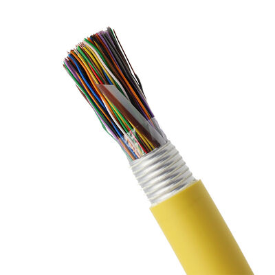 ২৫ জোড়া, ৫০ জোড়া, ১০০ জোড়া CAT3 কপার ২৪AWG LSZH জ্যাকেটযুক্ত আউটডোর টেলিফোন ক্যাবল, অ্যালুমিনিয়াম টেপ জলরোধী