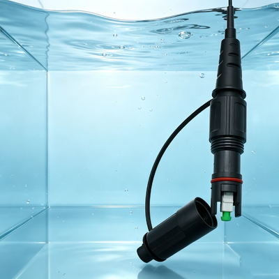 IP68 জলরোধী কর্নিং মহিলা মিনি SCAPC 1M 2M 3M 5M OptiTap আউটডোর ফাইবার সংযোগকারী প্যাচ কর্ড