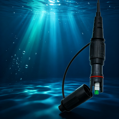 FTTH Armored SC/APC 5.0 ব্ল্যাক কর্নিং ওয়াটারপ্রুফ ফাইবার অপটিক প্যাচ কর্ড ড্রপ ক্যাবল FTTH ক্যাবল