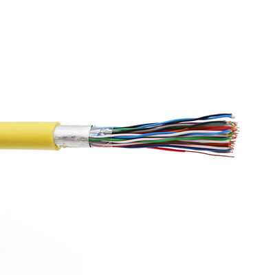 Cat3 আউটডোর টেলিফোন তারের 100 জোড়া 200 জোড়া 24awg তামা LSZH জ্যাকেট