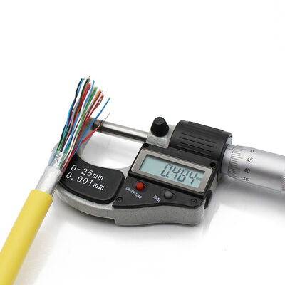 হলুদ LSZH Cat3 UTP এবং FTP 24AWG 10 /20 / 50 / 100 / 200 পেয়ার ইনডোর আউটডোর মাল্টি পেয়ার টেলিফোন কেবল